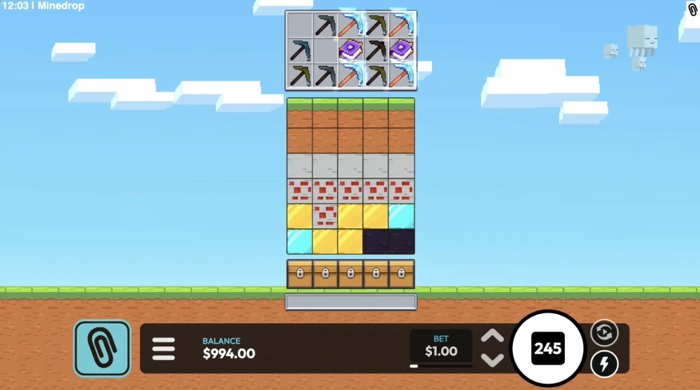MineDrop gameplay